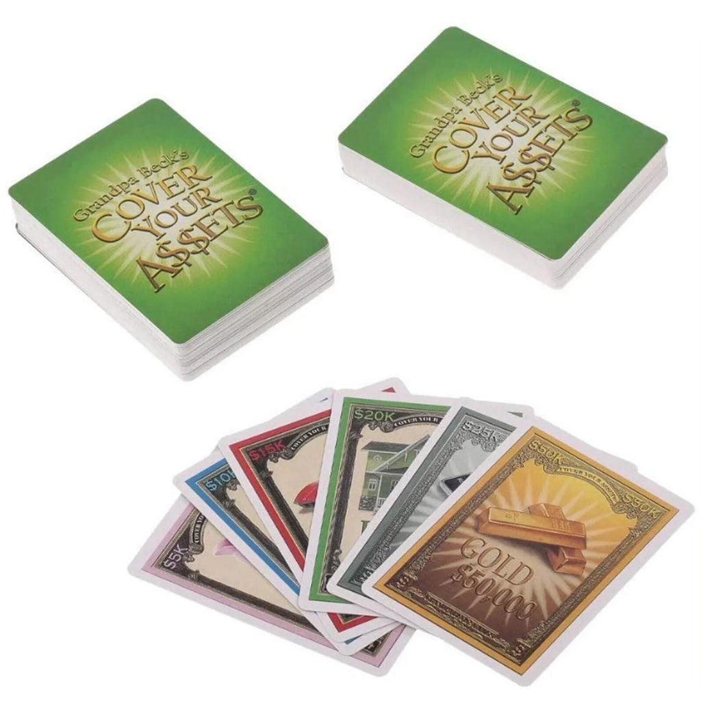 Family-Friendly Assets Collecting Toy Set Fun Card Grandpa Cover Your Becks Game