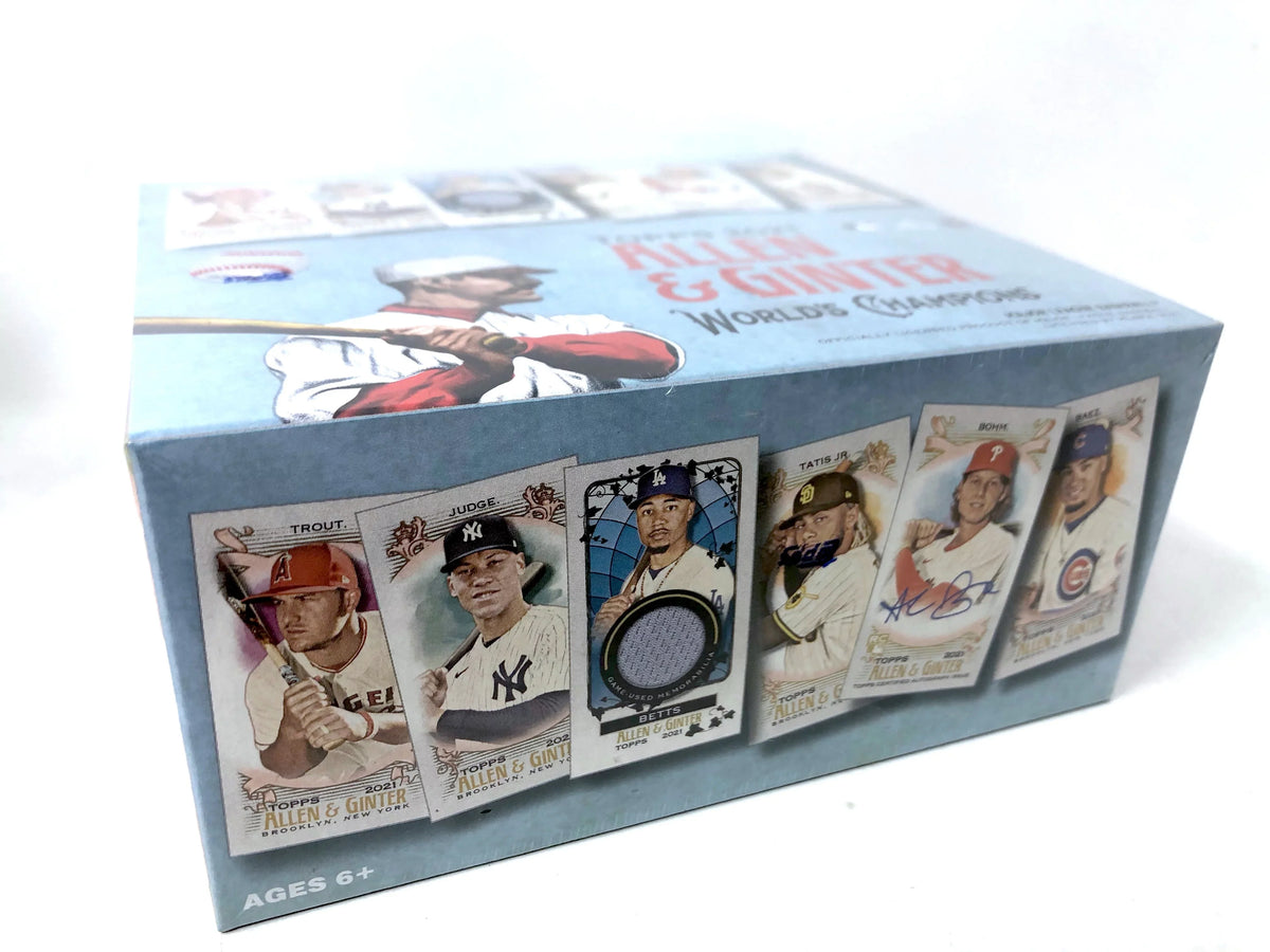 Retail Allen Display 2021 Ginter Topps and Box