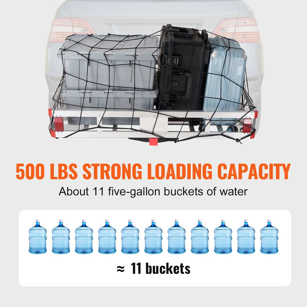 Cargo 500lb 6 20 Carrier Aluminum x 2" SKYSHALO in Mount Hitch For Receiver 47 x