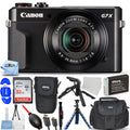 II BATT Digital + PowerShot G7 X Mark Canon + + EXT Camera Tripod 32GB Bundle