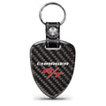 Key for R/T Real Licensed Shield-Style Carbon Charger Black Dodge Chain, Official Large Fiber Image iPick
