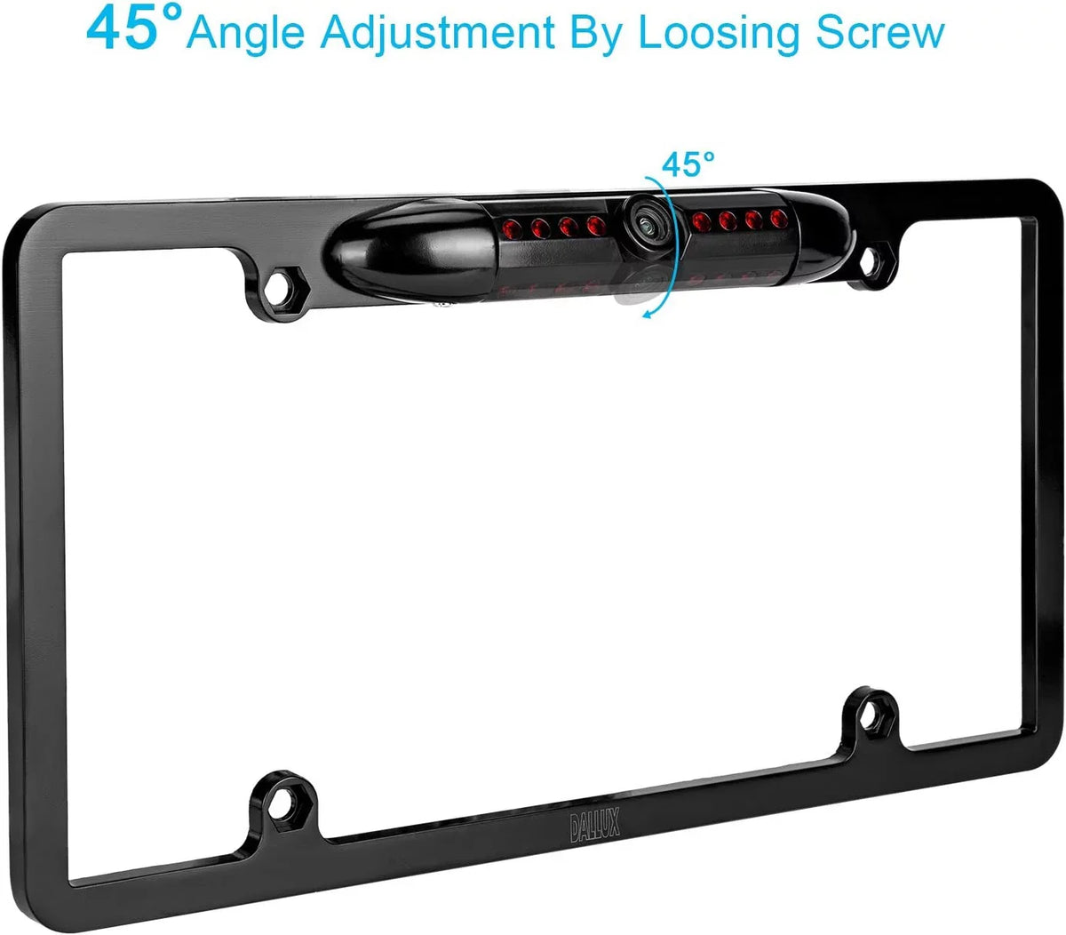 Rearview Black ALPINE Frame INEW970HD Plate for Absolute Camera License INE-W970HD Backup