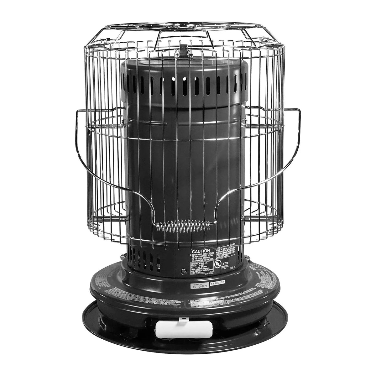 BTU Space Black KeroHeat Heater, Efficient Sengoku 23,500 Portable Kerosene