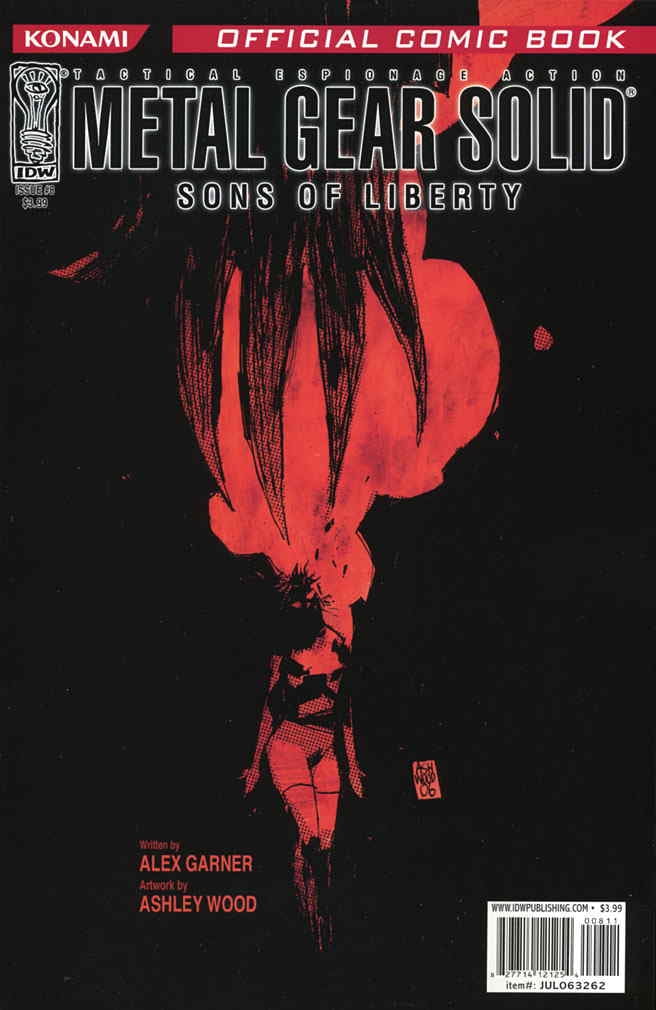 of #8B Book Sons Metal Solid: IDW Comic ; VF Gear Liberty