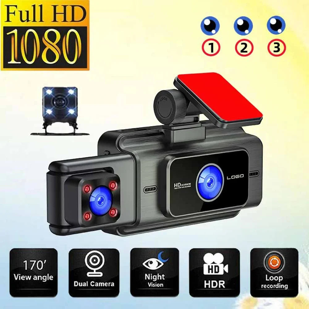 Rear Video Car Car Rearview Rearview With Car Cam Cam Rear Camera,Dash Cam Camera Car GoolRC Wide Mirror Safety Mirror Dash Cam Cameras Wifi Mirror Car Buzhi Clear Camera 3 3 Wifi Cameras 3 Pristin