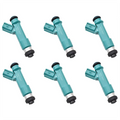 Set Tundra Nozzles 6pcs Of 4.0L 12 Replacement Holes 23209-39075 Tacoma Cruiser for 23250-31060 4.0L 2003-2009 FJ787 Fuel 4.0L Set 2005 FJ 2007-2009 4Runner Injectors