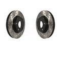 Sport Front Disc Brake Slotted Rotors Pair CX-3 Drilled KD-100093 3 For Coated Mazda