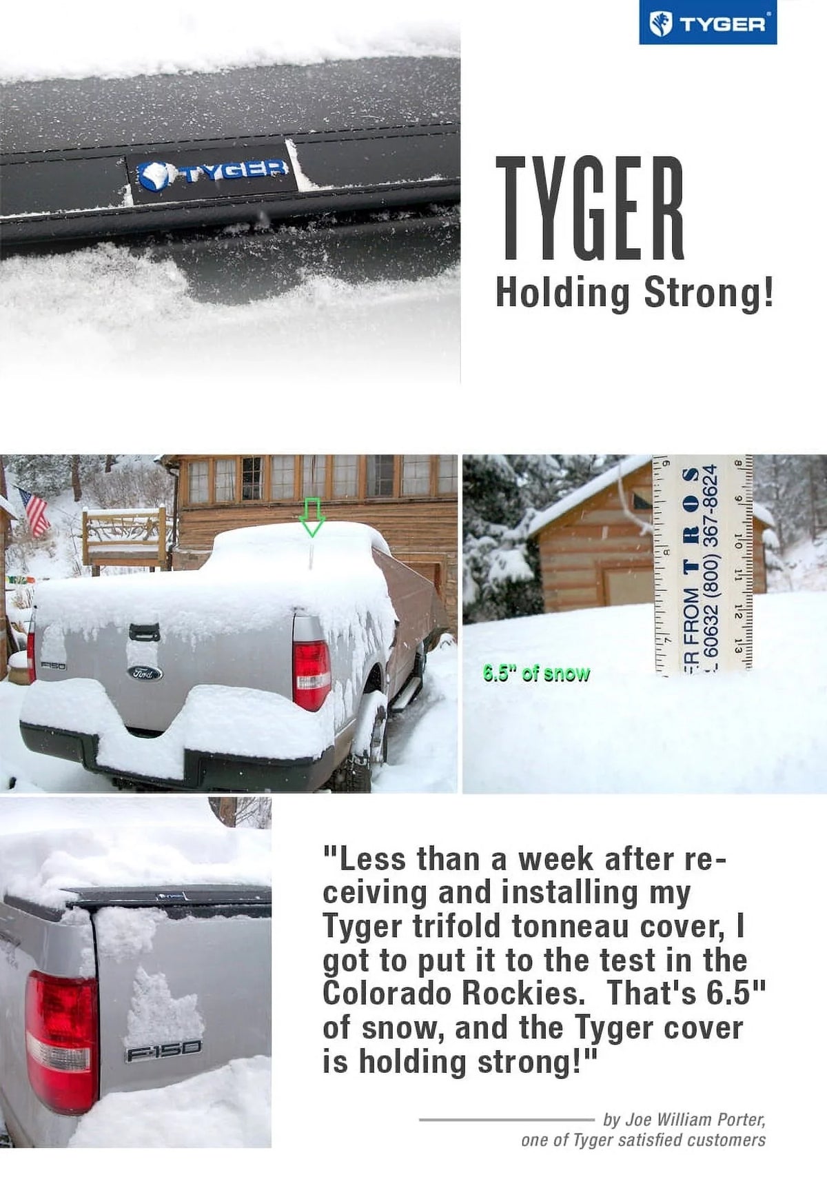 | 2015-2023 TG-BC3C1039 T3 Canyon 5'2" Chevy Auto with / Bed Tonneau Colorado Tri-fold Soft | Cover Vinyl Truck Compatible GMC | Tyger Bed