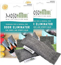 Free Bags Year Bags) Two Purifying Lifespan! Eliminator Air Sports A Bamboo Shoes, for Gear. Odor of Mini Moso Bags. and Premium Charcoal 2 75g Absorber. Moso Packs Gym (Two Natural Odor Scent