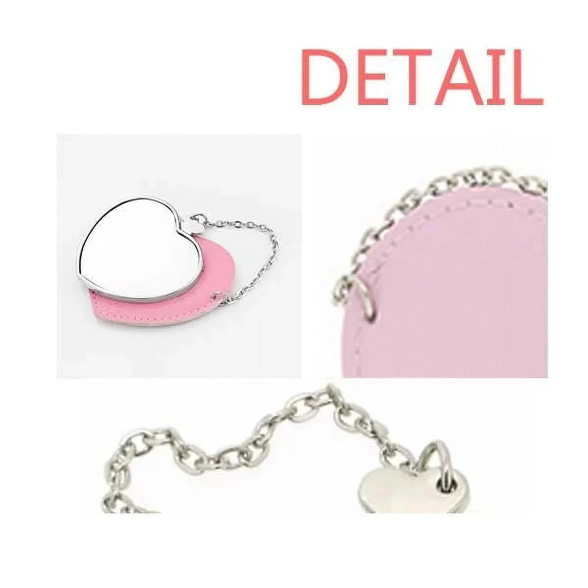 Joy Poetry Makeup Pink Quote Purse My Famous Heart Travel Mirror Heart