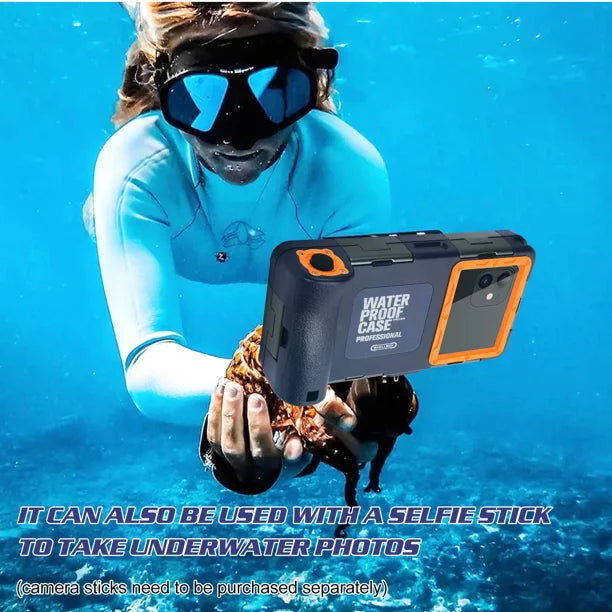 Surfing Case Axon Underwater Video Up Housing ZTE [15m/50ft] 7 UrbanX all Inch Professional Photo LCD Phones Waterproof to And Protective with Lanyard Diving Snorkeling Swimming for 6.9