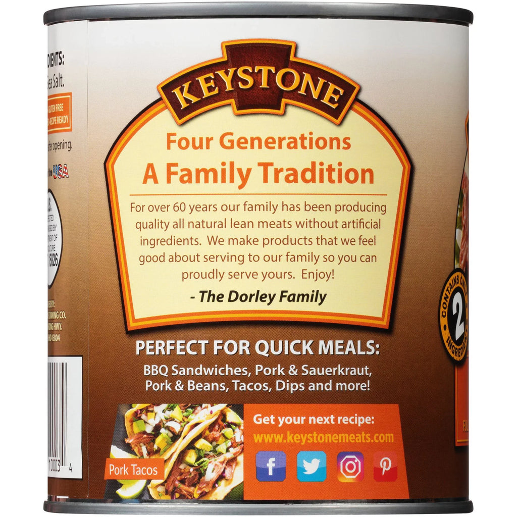 (3 Eat Keystone Camping Pork Hiking oz Survival to and Natural ✅ Cans Food Can All Backpacking Emergency ✅ 28 Pack) Ready For