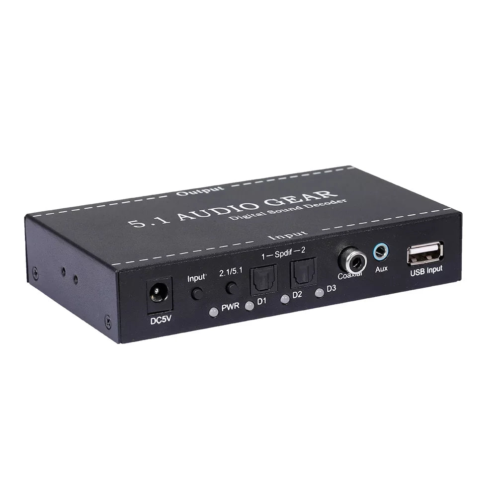 US Audio Audio Converter Decoder Decoder NK-A6L Ajcoflt Dolby Decoder,Audio Decoder 3.5mm 3.5mm Decoder Montloxs 5.1 Audio Digital Sound Audio Converter Nebublu Audio Sound Audio Audio Sound Noprm