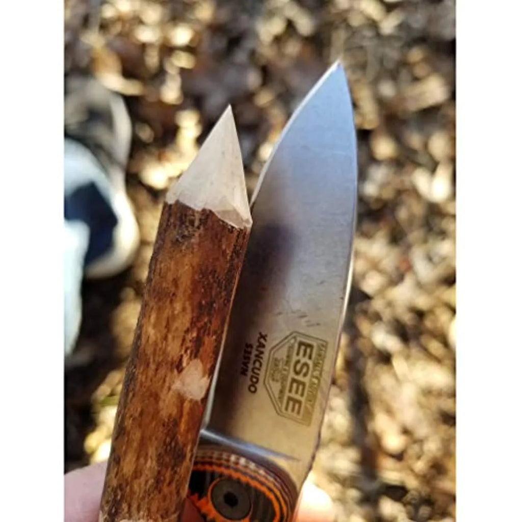 Orange/Black S35VN Fixed Blade Knife Stainless Xancudo ESEE Knives G10 XAN2-006 Steel &