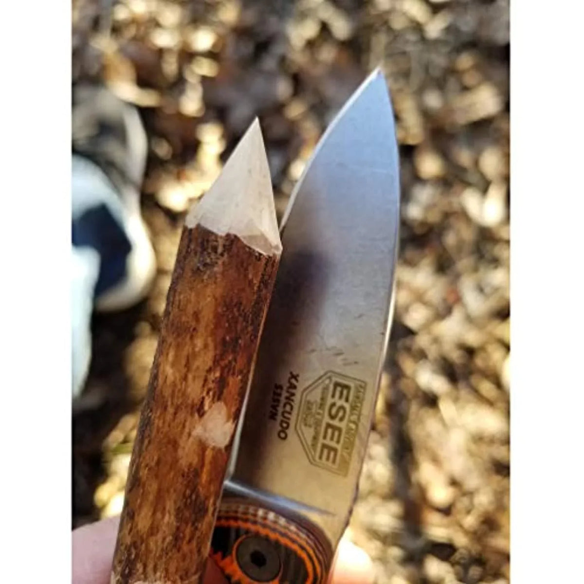 Orange/Black S35VN Fixed Blade Knife Stainless Xancudo ESEE Knives G10 XAN2-006 Steel &