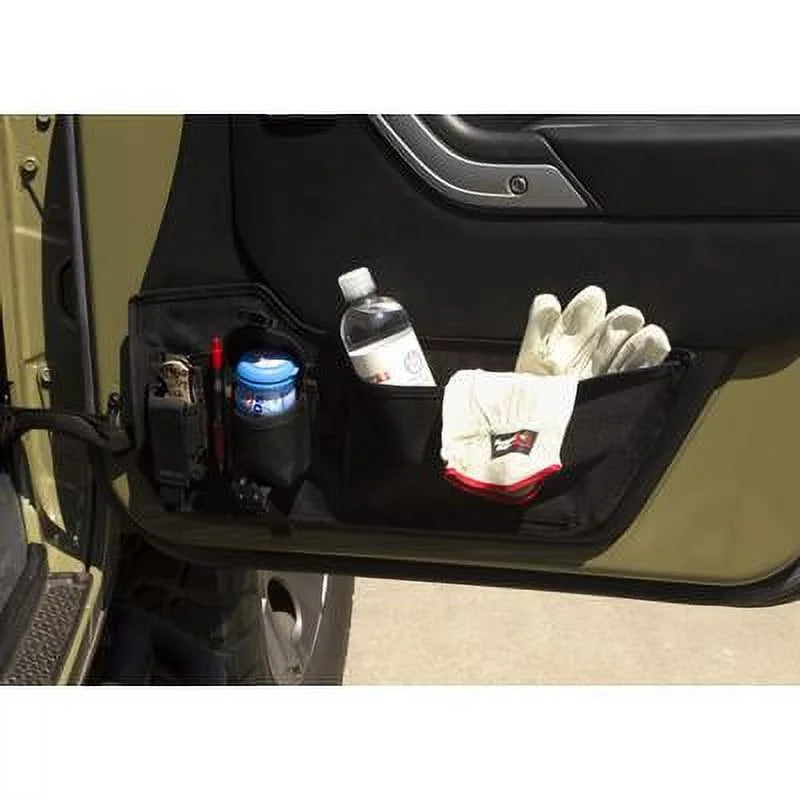Compatible Rugged Select: Jeep 2015-2018 by Storage Wrangler 2011, Unlimited Door RealTruck 2011-2018 with 13551.75 Ridge Panel, Pouches; JK/JKU | Mounted, Jeep Wrangler