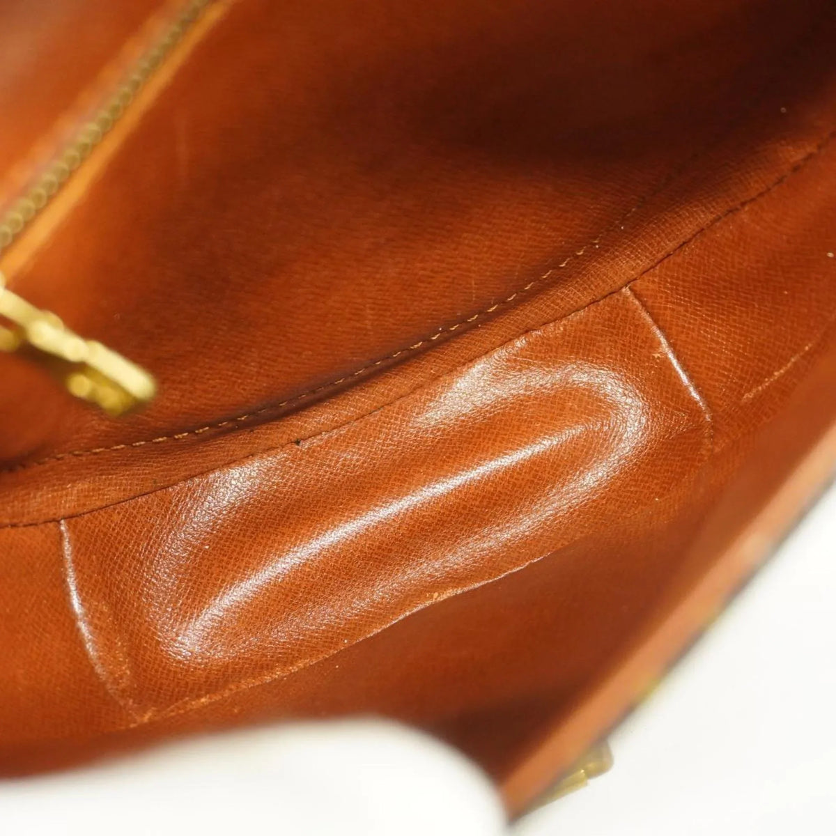 Bag Monogram Shoulder Pre-Owned Louis PM (Good) Ladies Brown Chantilly M40646 Vuitton