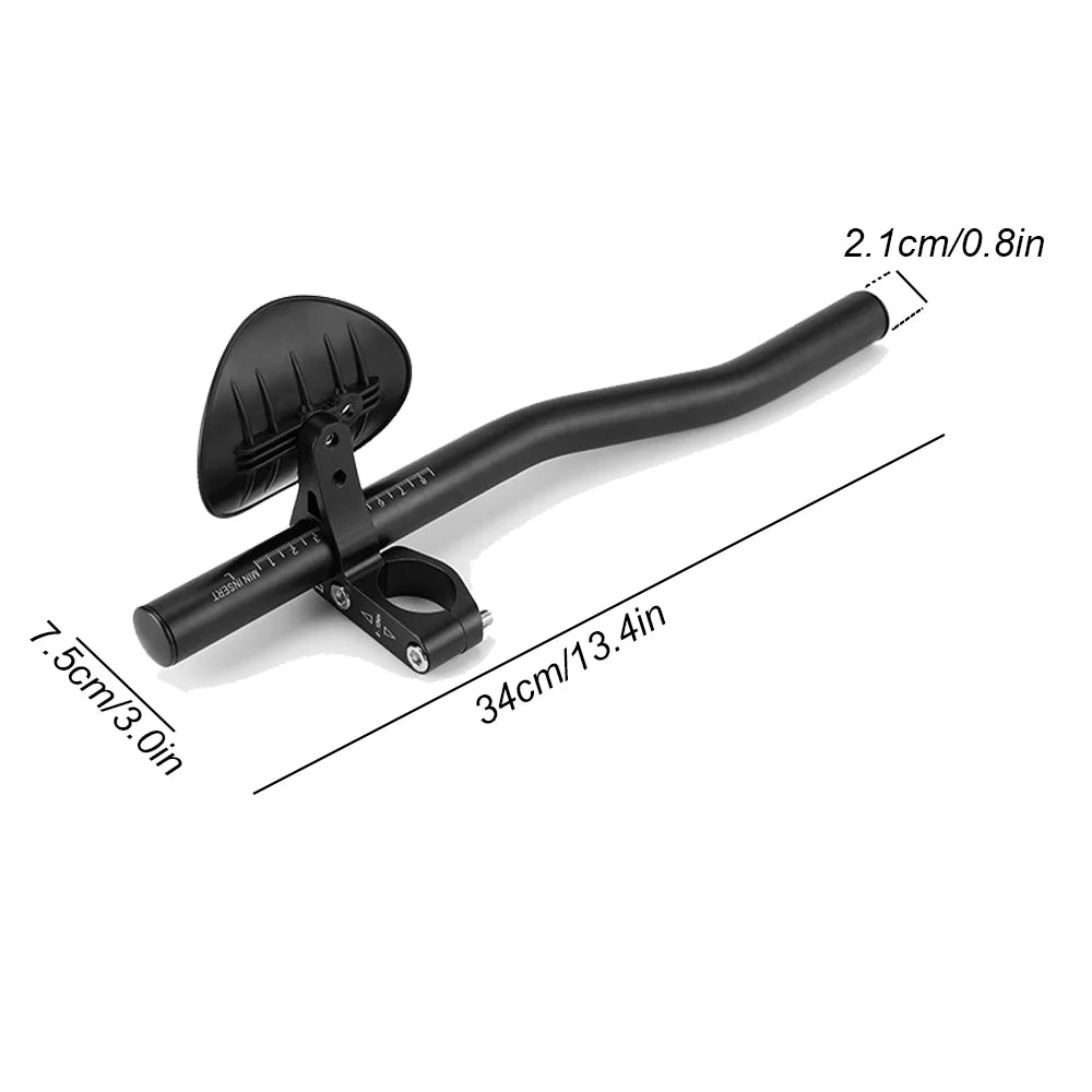 Road for Aluminium Lixada Biking Bar Aero Time Trial Alloy Bike Rest and Aerobar Arm Cycling Mountain Handlebar