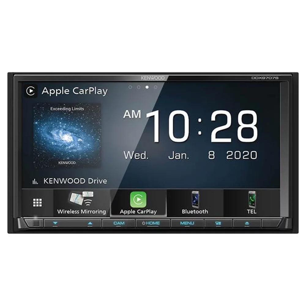 6.95 Receiver View DVD and Kenwood New Inch CMOS-130 Universal Camera DDX9707S Rear
