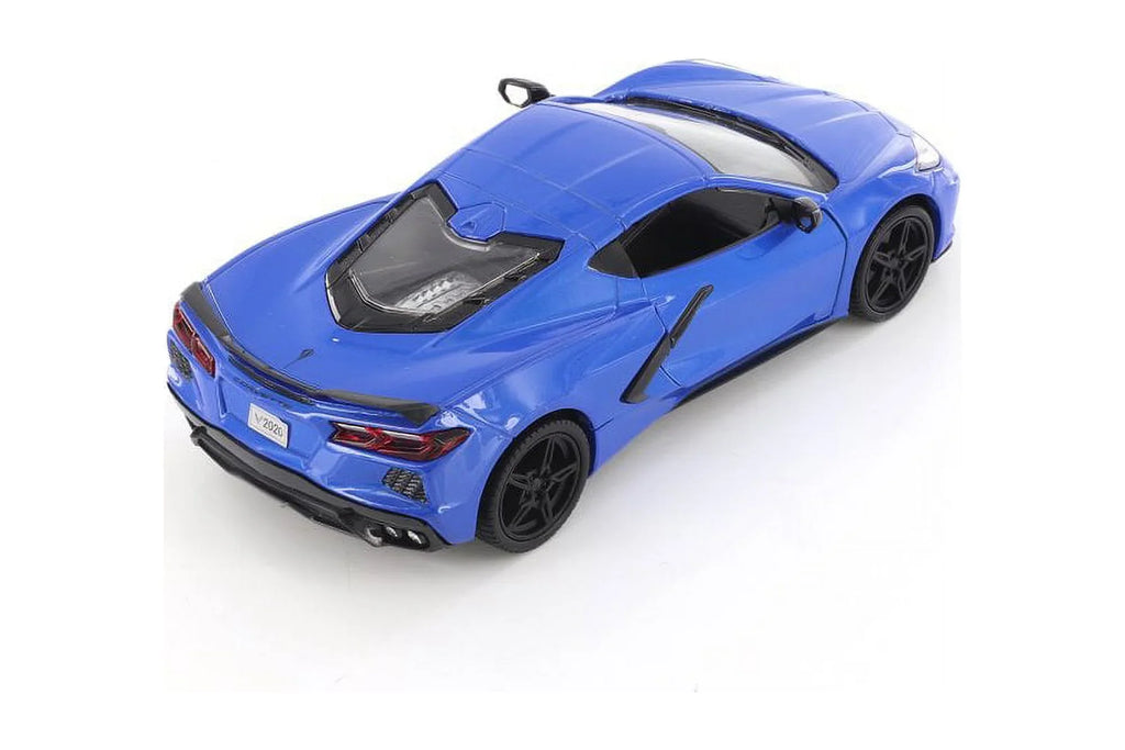 C8 Model 79360/16D Corvette Blue Showcasts 2020 - Stingray, - Chevy scale Toy Car Diecast 1/24