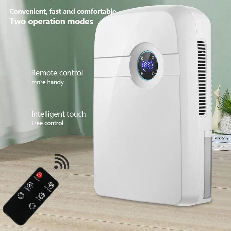 Water Tank RV for Hose ZhdnBhnos 2.5L Garage Portable Moisture w/ Compact Bedroom MIni Caravan Dryer Dehumidifier Drain