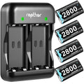 Pack mAh 2800 One Rapthor Xbox S/Xbox One/Xbox X/Xbox One Controller X/Xbox for Battery One x 2800 Series Elite, Rechargeable mAh Battery 4