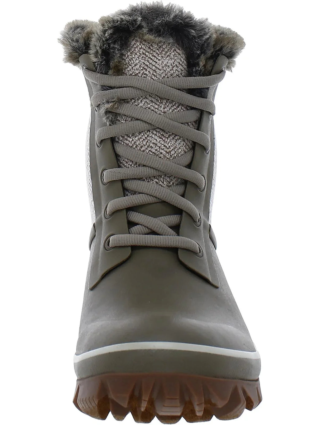 Cozy BOGS 72844-260 Taupe Boots Chevron Arcata Winter Women's -