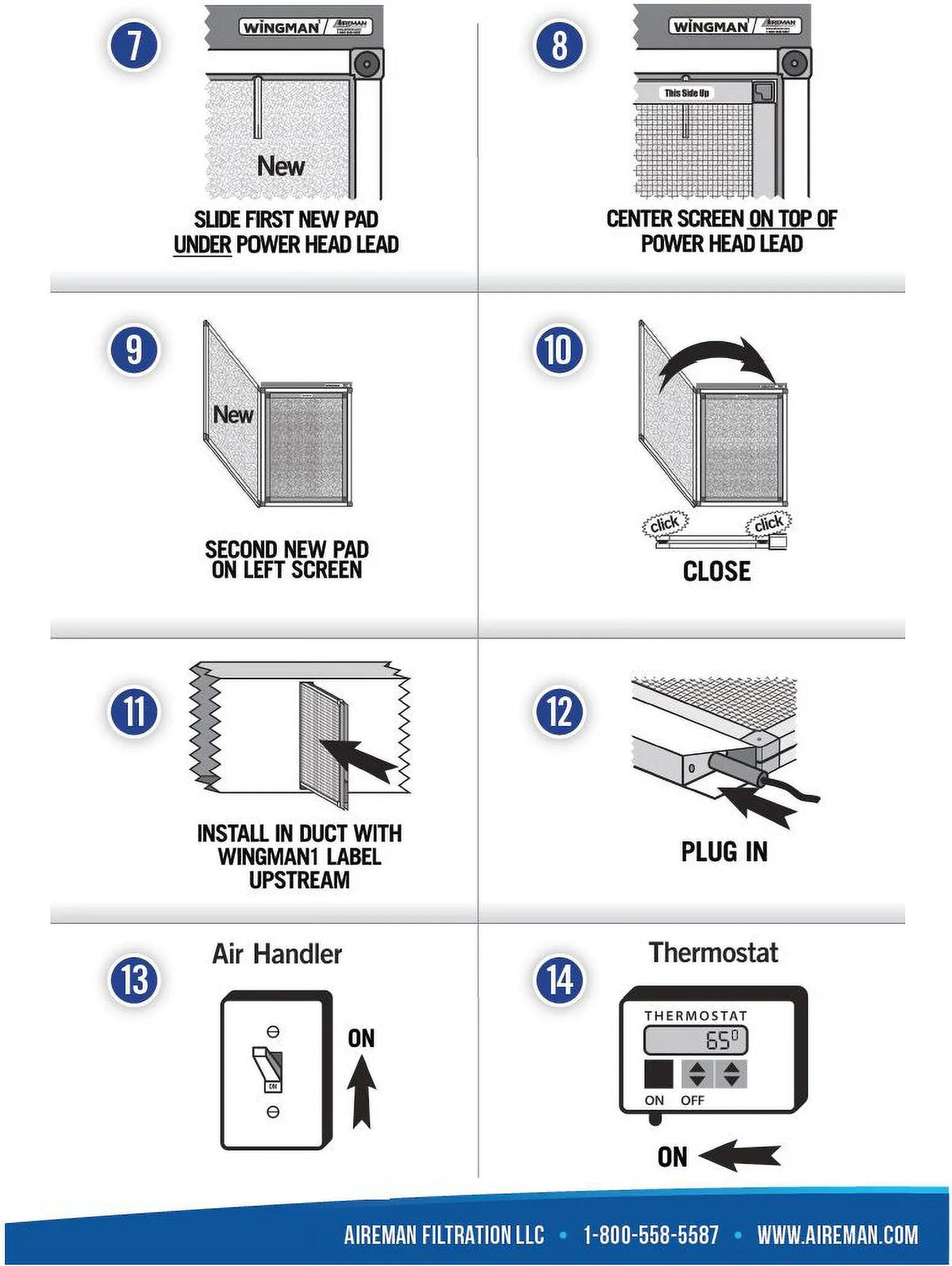 Changes - AC Replacement Pads Year - Supply Filter Air 20x24x1 Furnace Electronic 4 Wingman1