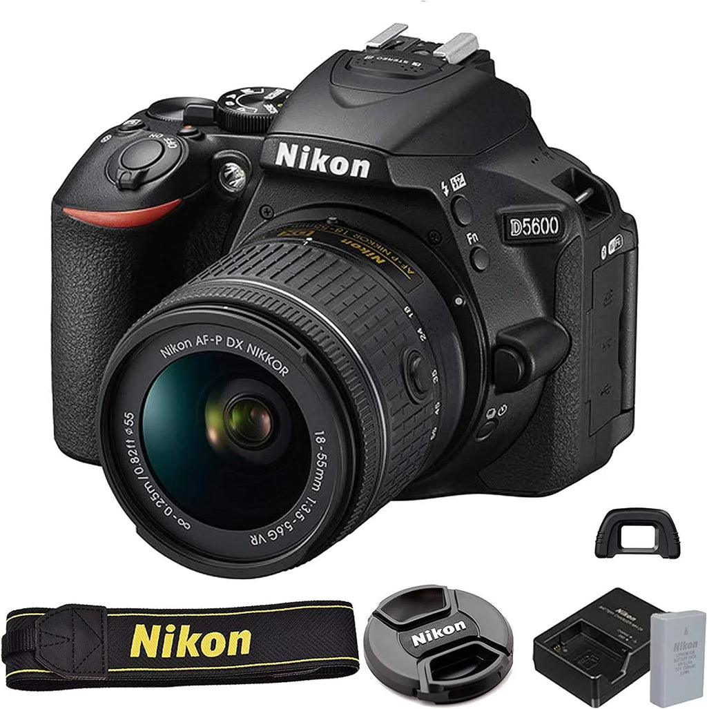 Lenses Flash, and Nikon and More Tripod, D5600 + Bundle) 64GB Pc 18-55mm (23pc VR DSLR with 70-300mm Memory, Camera 2