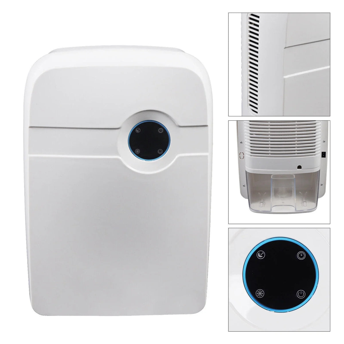 Water Tank RV for Hose ZhdnBhnos 2.5L Garage Portable Moisture w/ Compact Bedroom MIni Caravan Dryer Dehumidifier Drain
