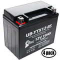 CC Battery Motorcycle 12V, Maintenance - for UB-YTX12-BS 10Ah, GSX-R1000 Free, 4-Pack 1000 UpStart Factory Suzuki 2004 Activated, Replacement Battery