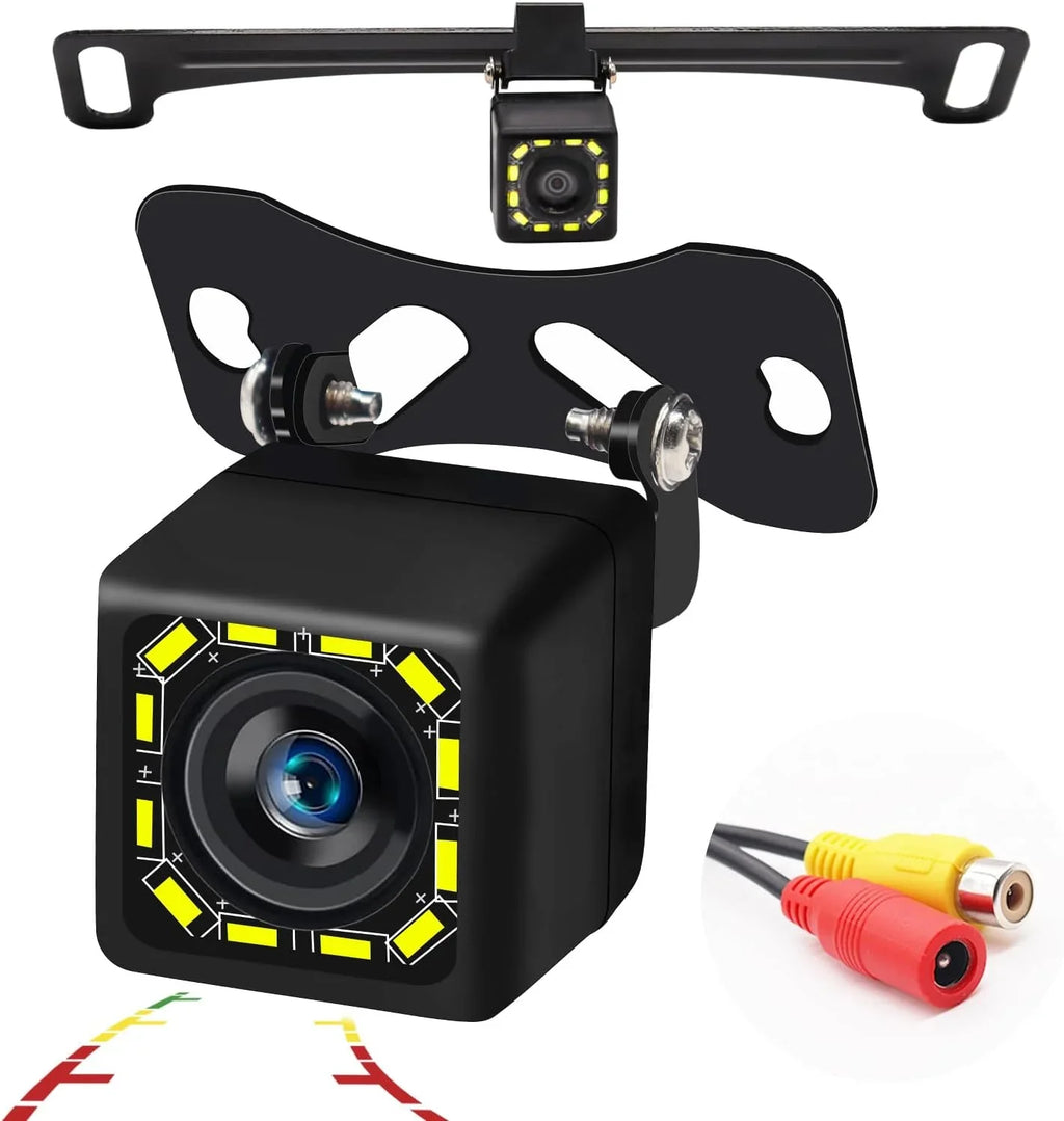 170° Waterproof Including Aienxn 12 Car Vision View Car Night Angle View Camera, HD Wide Camera Rear Backup