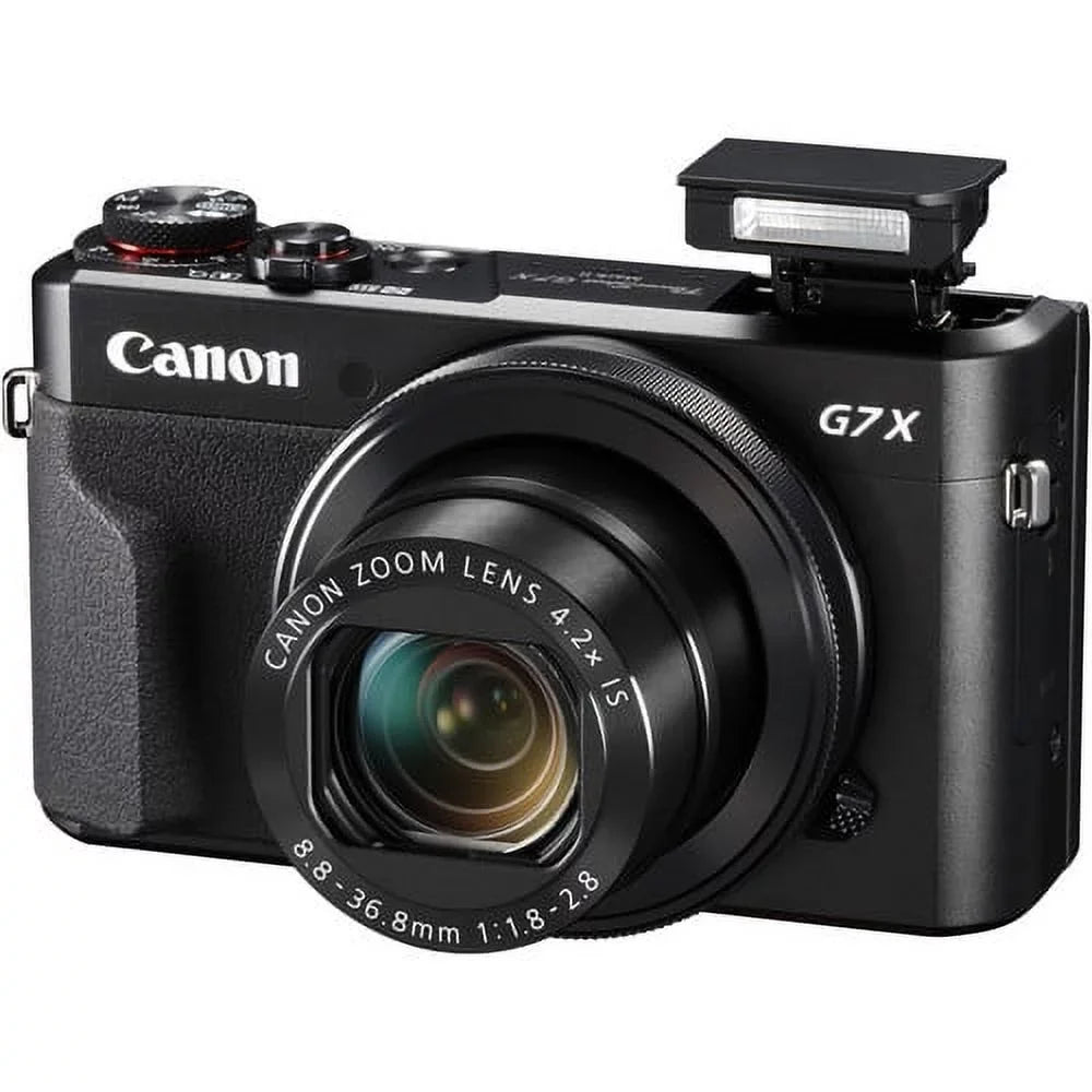 II BATT Digital + PowerShot G7 X Mark Canon + + EXT Camera Tripod 32GB Bundle