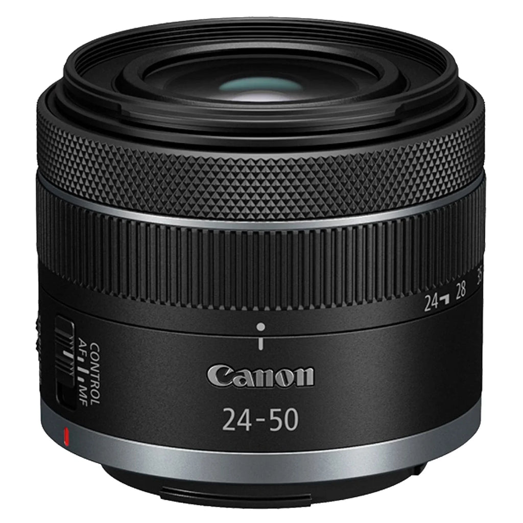 Canon LED SanDisk with + EOS Lens Memory Mirrorless + Card ZeeTech Accessory 32GB Case + Camera 24-50mm Bundle R8 RF Flash +