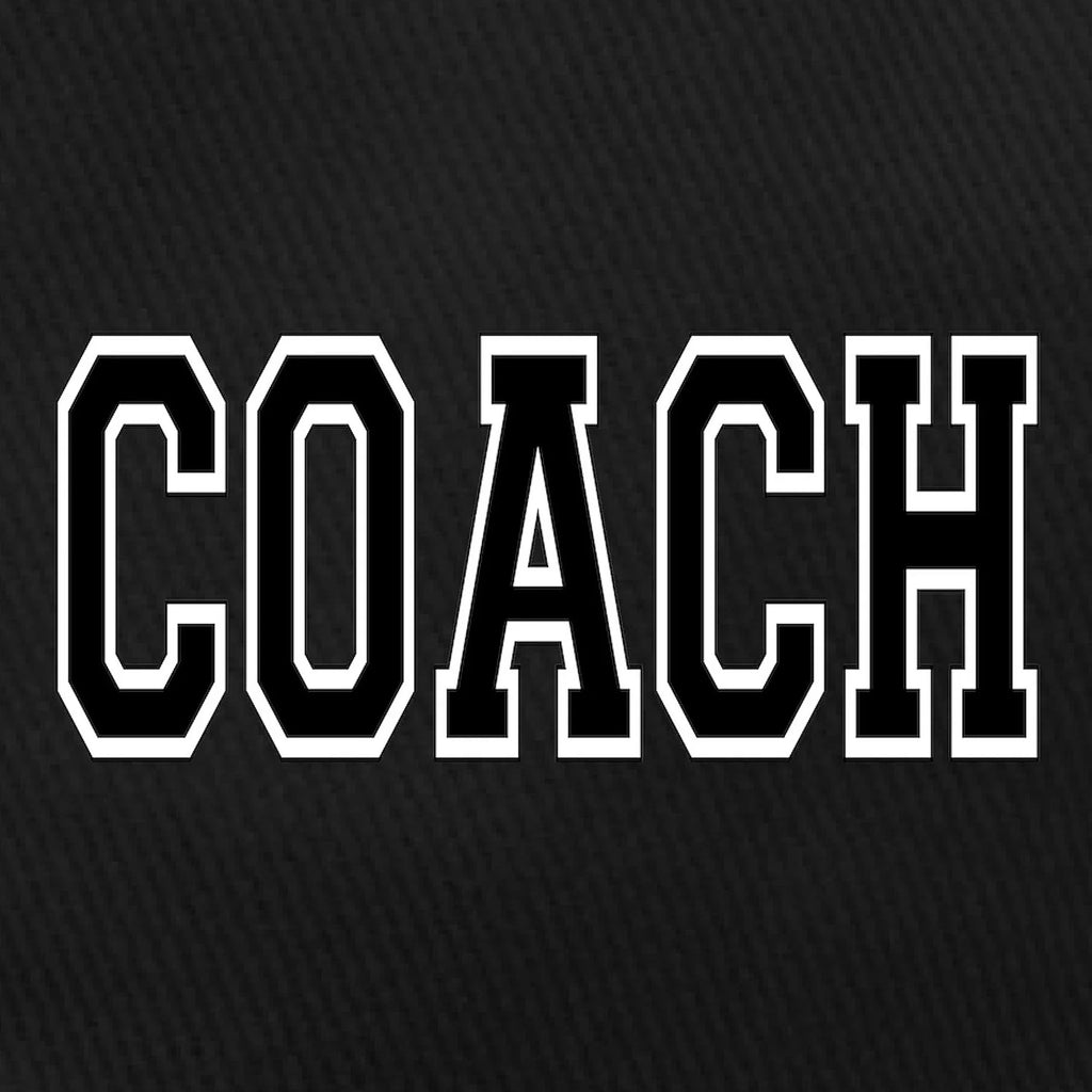 Adjustable CafePress Cap Cotton Baseball Canvas - Black Printed Black Hat - Coach
