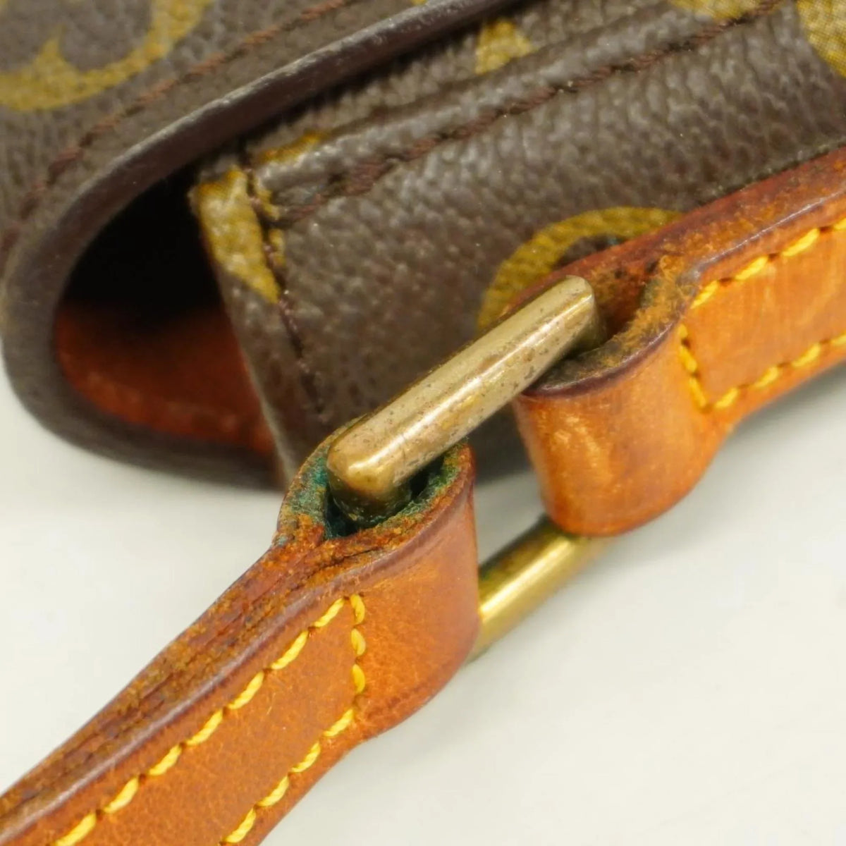 Bag Monogram Shoulder Pre-Owned Louis PM (Good) Ladies Brown Chantilly M40646 Vuitton