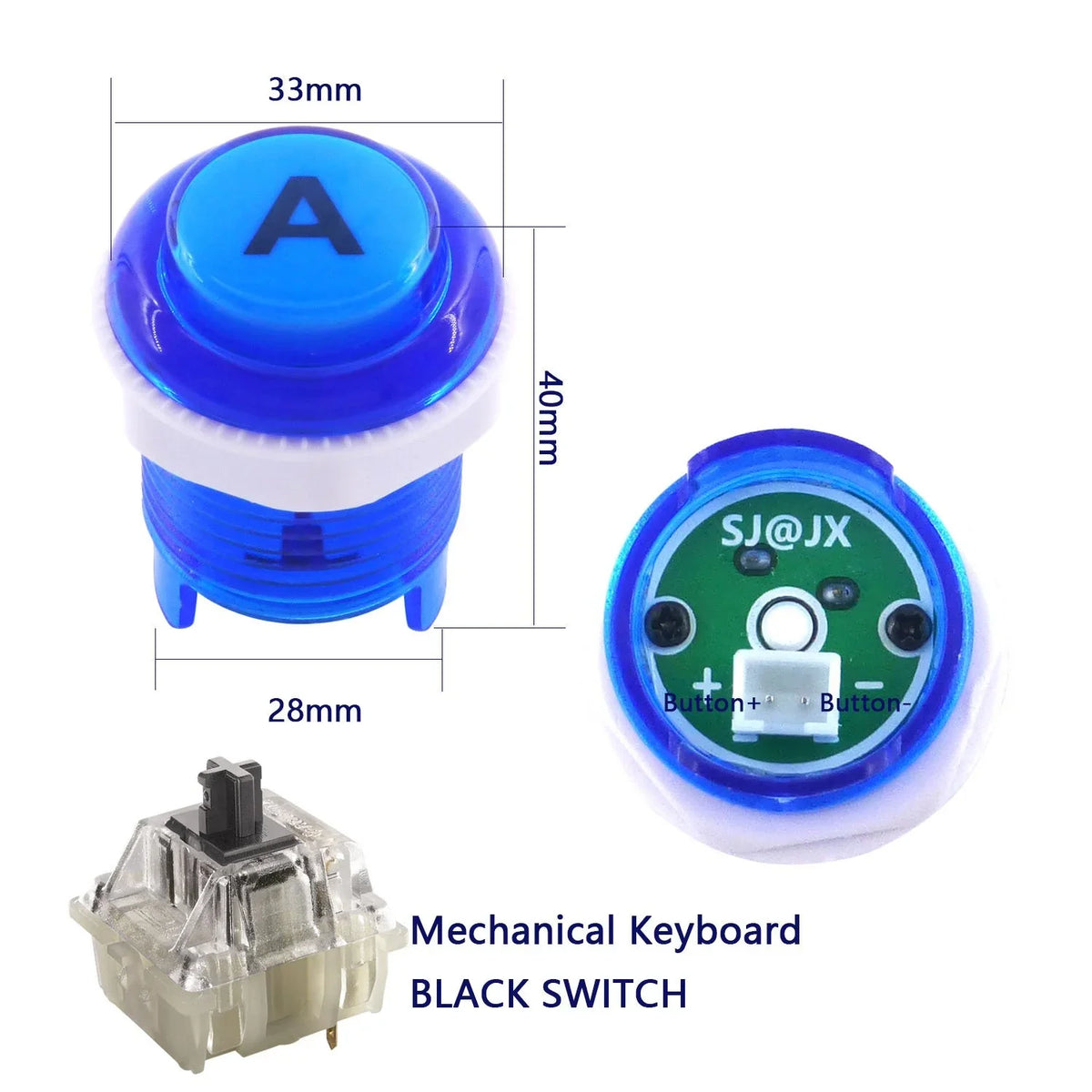 Controller Cherry Arcade Nintendo 2 MAME SJ@JX Retropie PS3 Joystick MX Encoder USB Game Gamepad Raspberry Player PC Switch Button for Pi 8way Microswitch