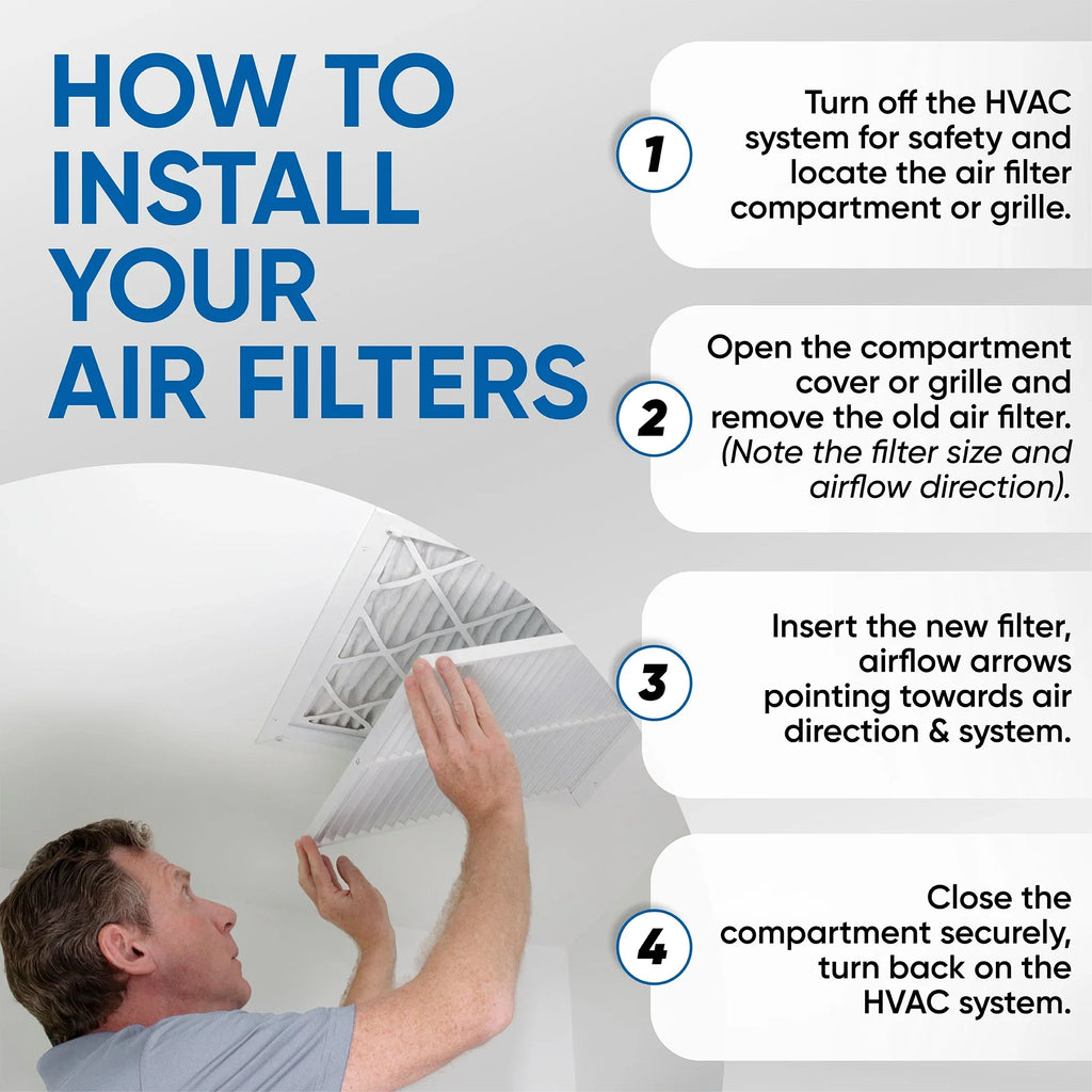 Pack Filters 19-1/2 Actual 4" of x by 3-3/4 MERV Inch 13 19-1/2 20x20x4 Size: x Air Glasfloss. 2 Pleated