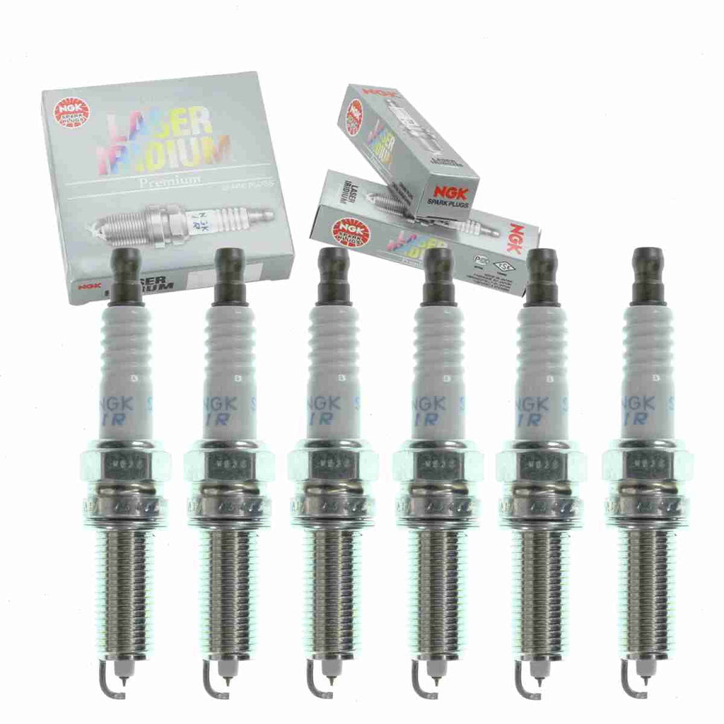 Plugs Genesis NGK V6 compatible 3.8L pc 2010-2016 Hyundai Iridium 6 Laser Coupe Spark with