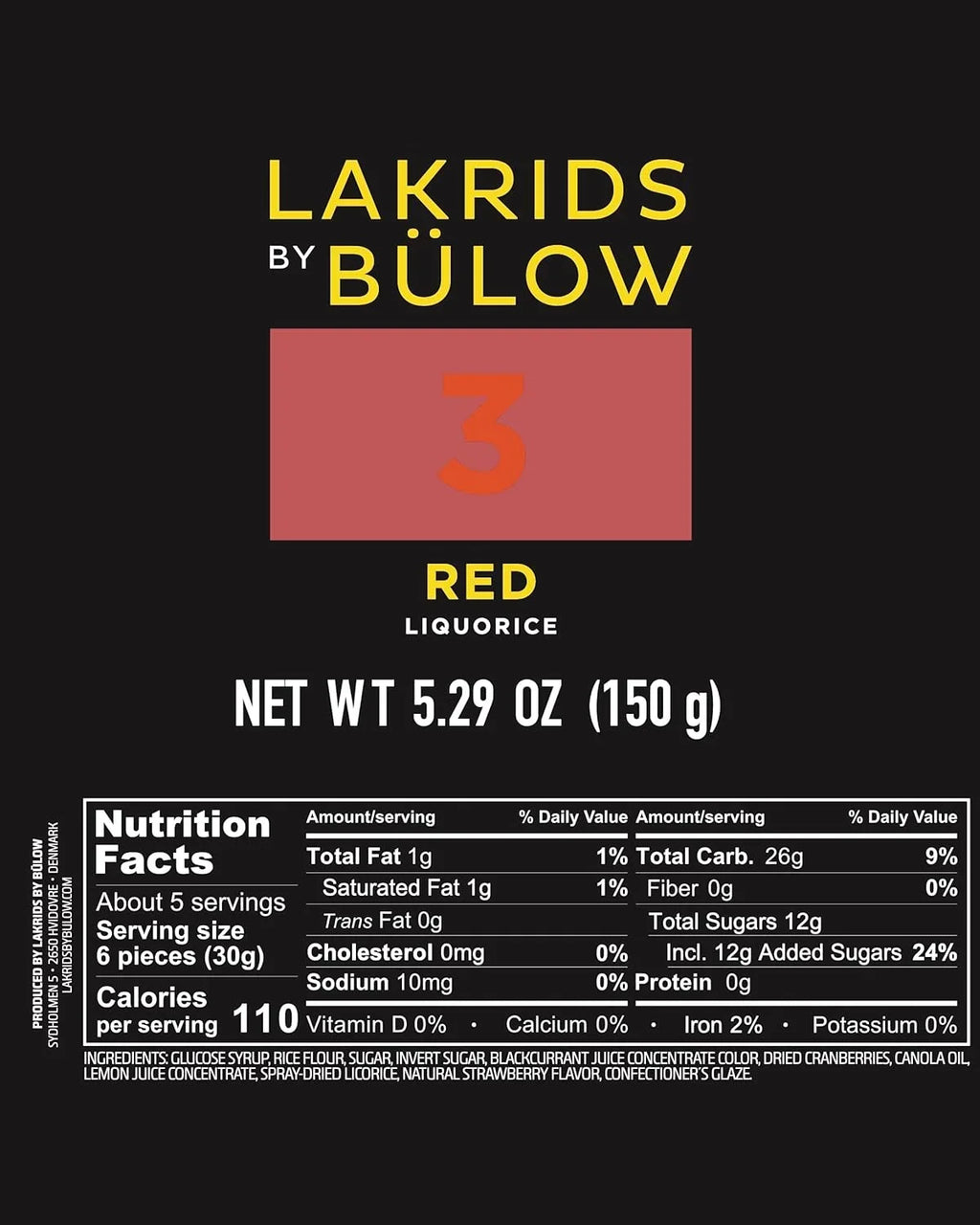 Denmark Licorice Red OZ Gelatine Without Vegan Licorice Gluten 3 From Gourmet 5.29 &