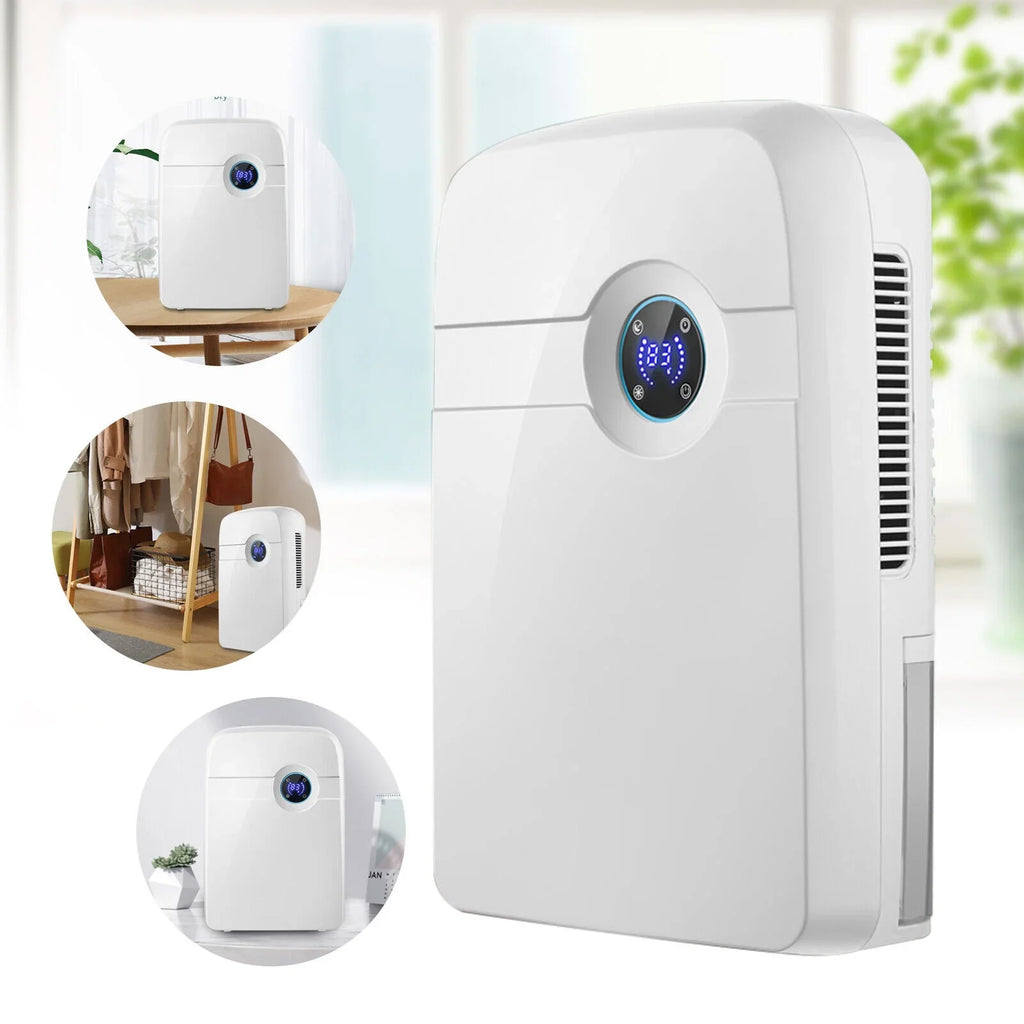 Water Tank RV for Hose ZhdnBhnos 2.5L Garage Portable Moisture w/ Compact Bedroom MIni Caravan Dryer Dehumidifier Drain