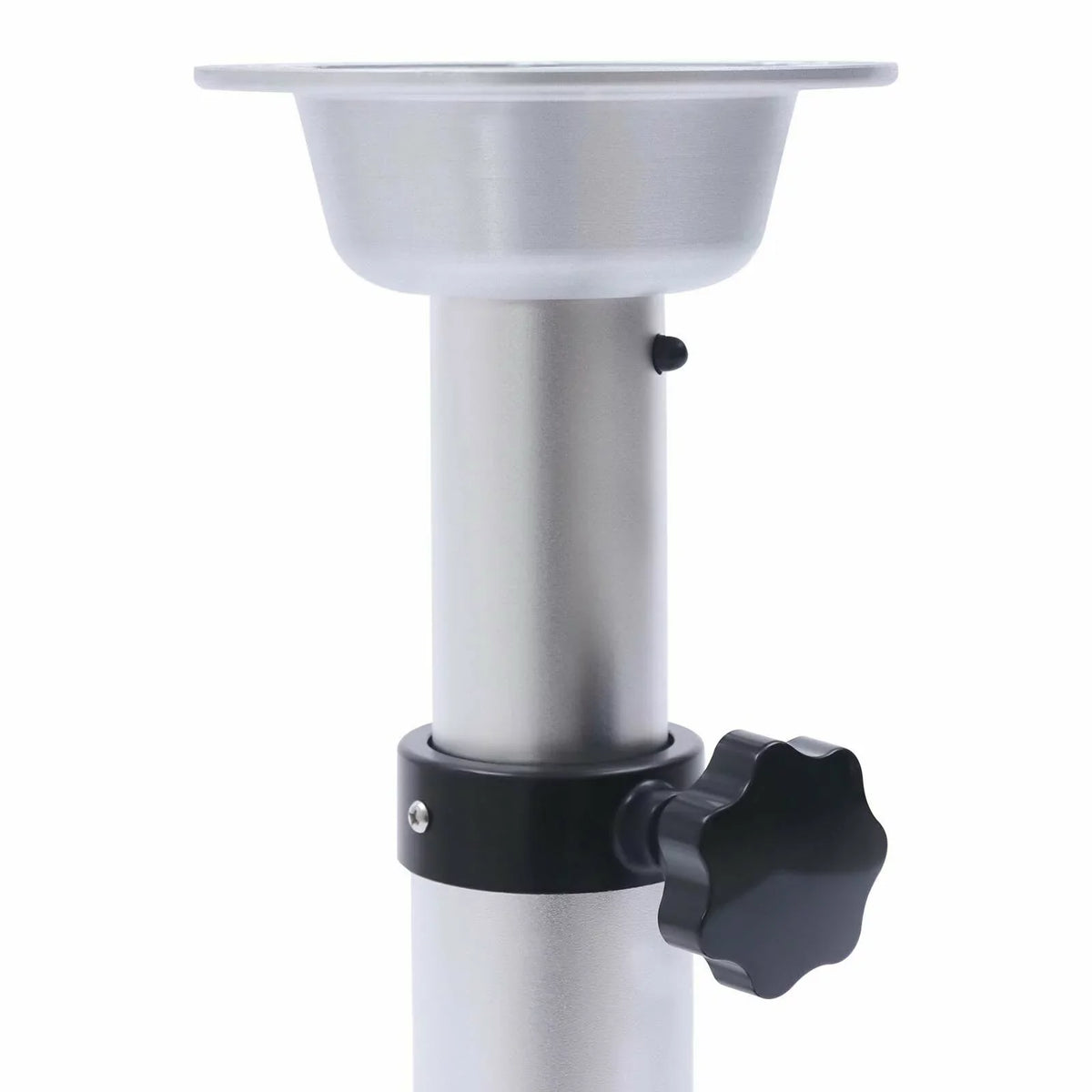 Removable Frame Mount Camper RV Pedestal Marine Base Miumaeov Alloy Aluminum Thickened Table Boat Caravan Stand for Motorhome 16.9"-29.1"Adjustable Table Leg
