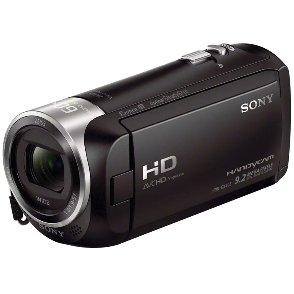 '+ Handycam - HD 64GB Extra HDR-CX405 Sony Kit Flash + Battery