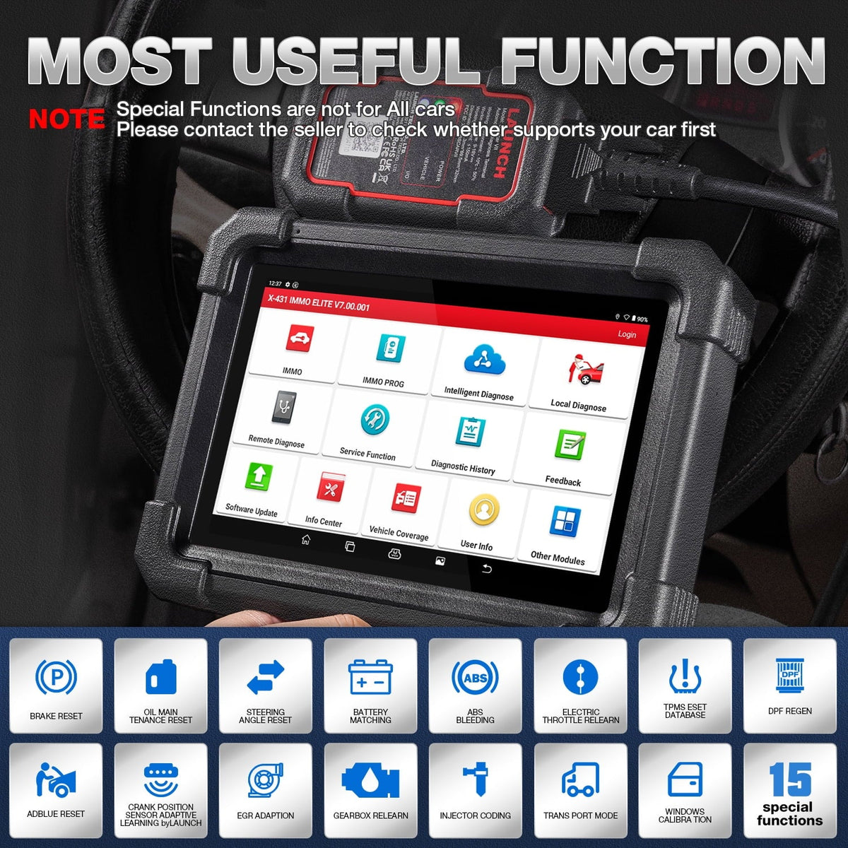 Key Diagnostic X431 2024 Programmer ,CANFD/DOIP,39+ XPROG-3 Systems ELITE Services Launch Newest Tool Car Scan IMMO with All