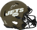 to - Authentic Helmet Aaron Certified New Riddell Salute Jets Service Authentic 2022 Speed Autographed Rodgers York Fanatics