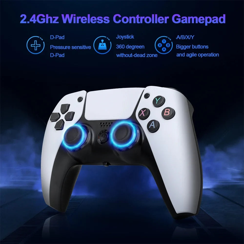 10000+ Game Game Controller Console PS1/GB Handheld 4K For U10 Console Stick Retro Low Game Wireless Video 64G Games TV Latency
