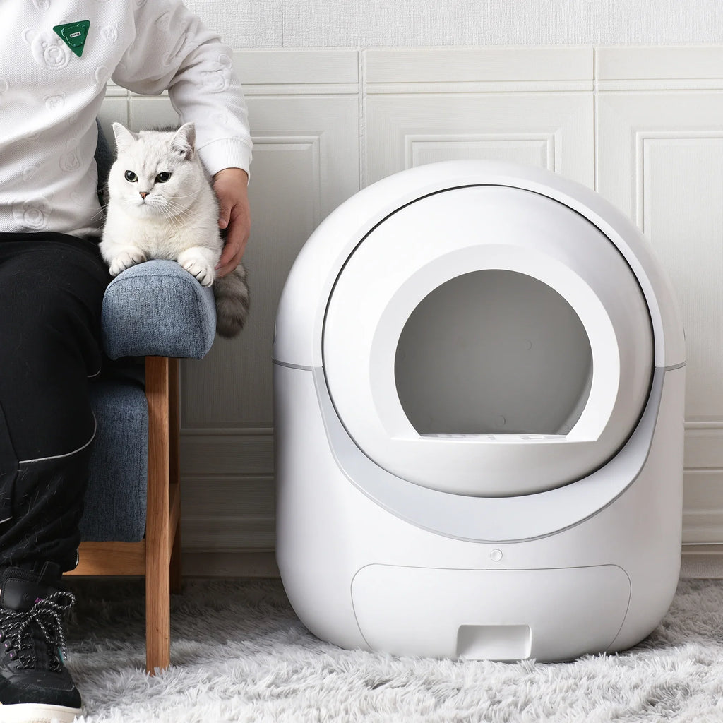 Control, Box, 2.4G Self & for Litter Box, Robot Smart App Litter Support Cat Litter Cleaning Automatic Multiple 5G Cats WiFi