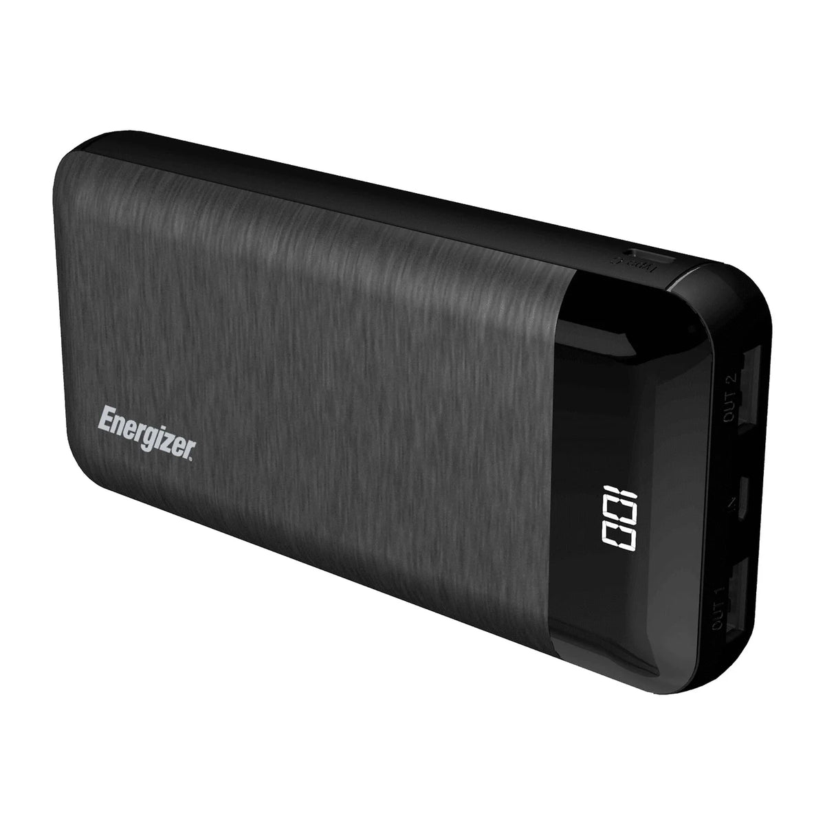 Max 20,000 Energizer mAh UE20058 Power Bank, Black,