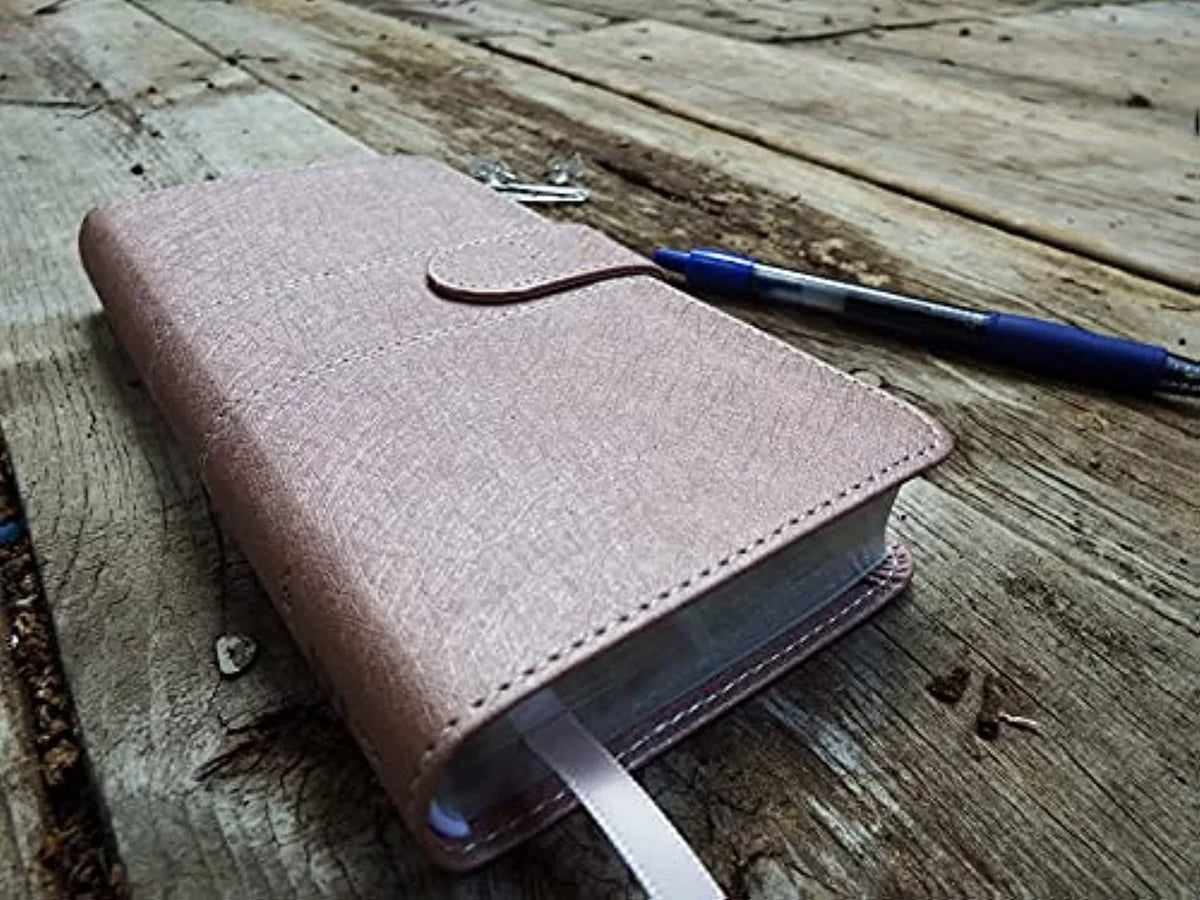 Letter, Red Closure, Snap Leathersoft, Pocket Pink, Comfort Print Thinline Niv, Bible, (Other)