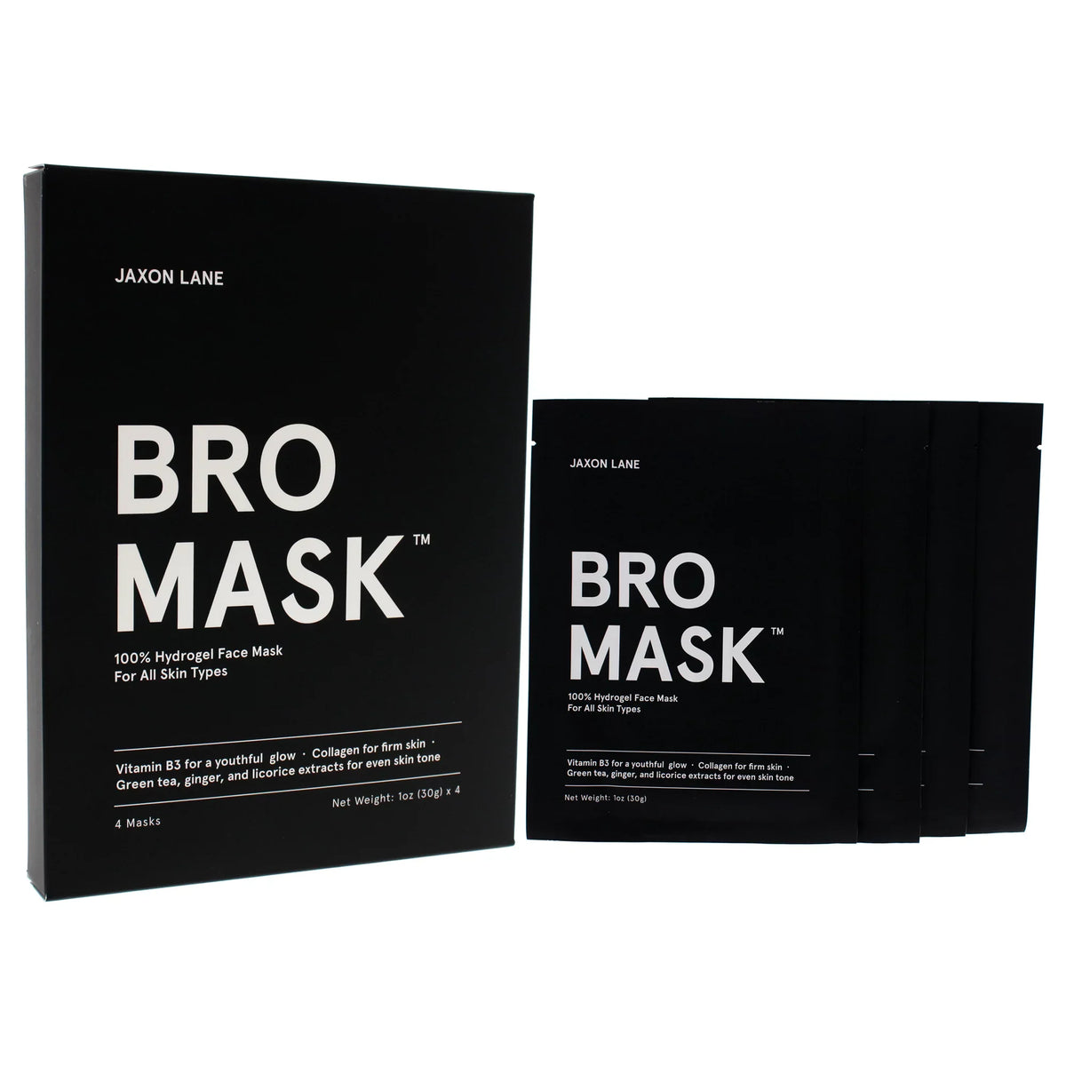 Jaxon 4 Pc Mask Sheet Lane Mask, Bro